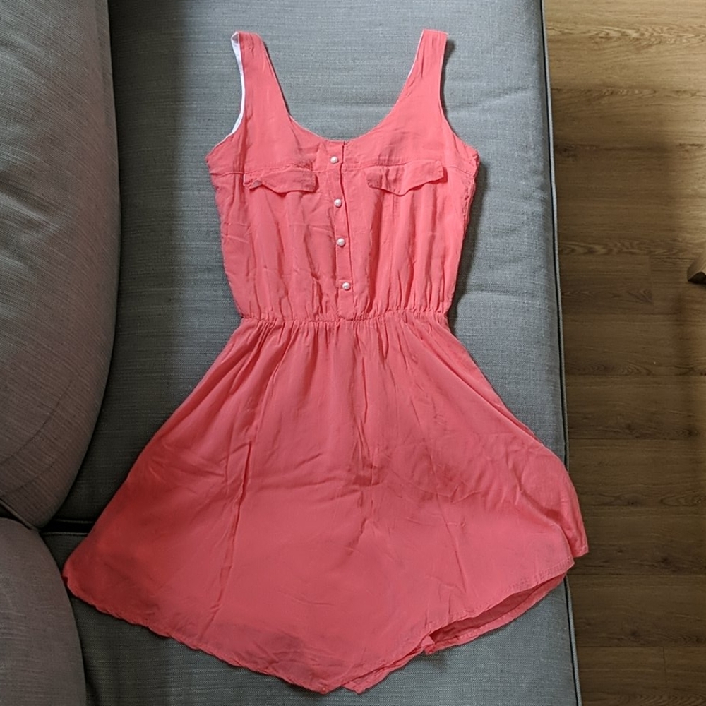 Coral dress